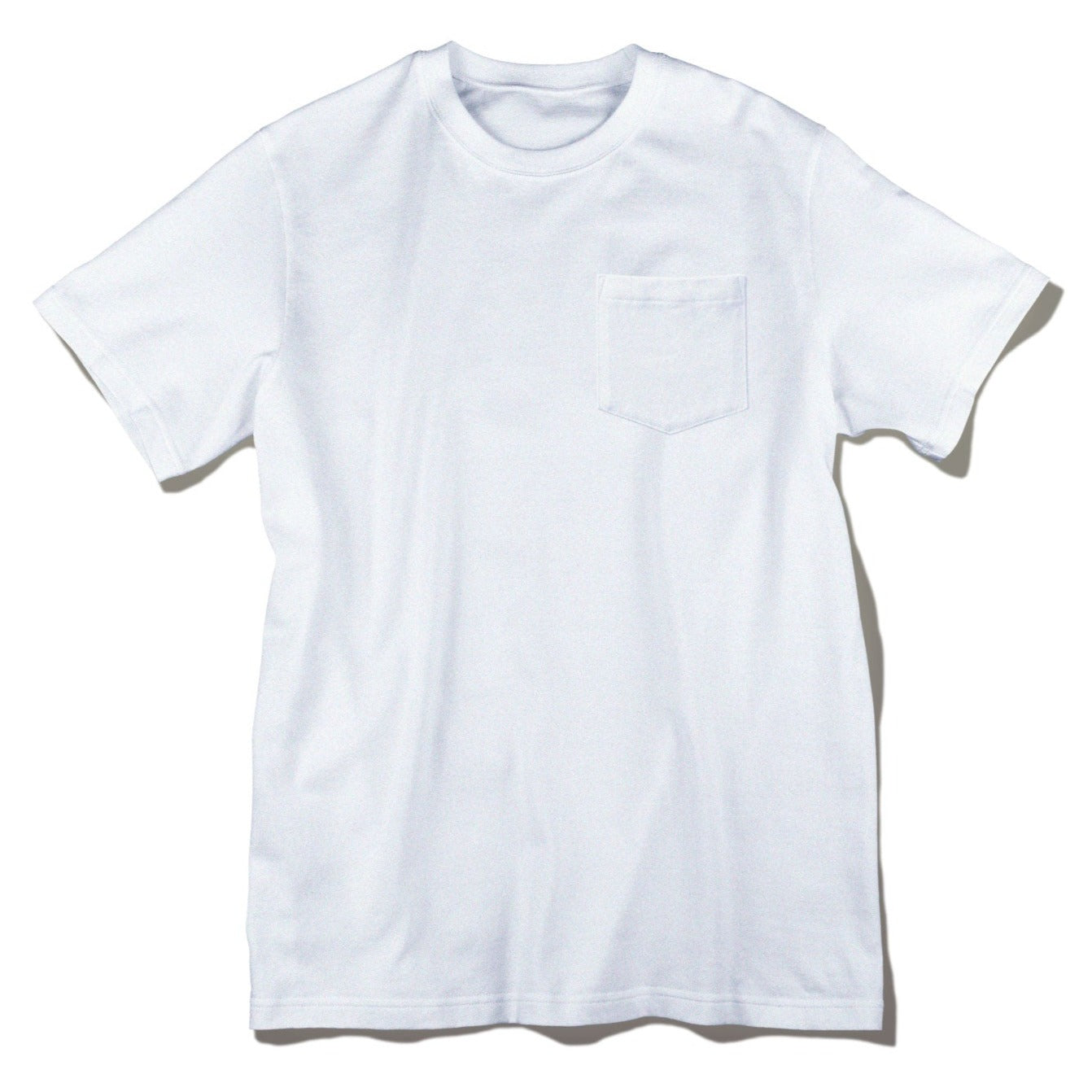【COMOLI】ポケットTシャツ（シルク、綿、カシミヤ混）コモリ